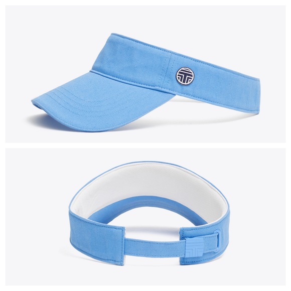 Tory Burch Accessories - TORY SPORT Blue Canvas Adjustable Sun Visor NWT Tory Burch Accessories - TORY SPORT Blue Canvas Adjustable Sun Visor NWT